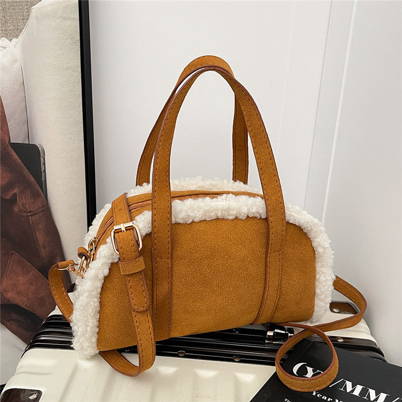 WoCozy Plush Texture Handbag Bowlift
