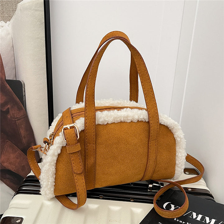 WoCozy Plush Texture Handbag Bowlift