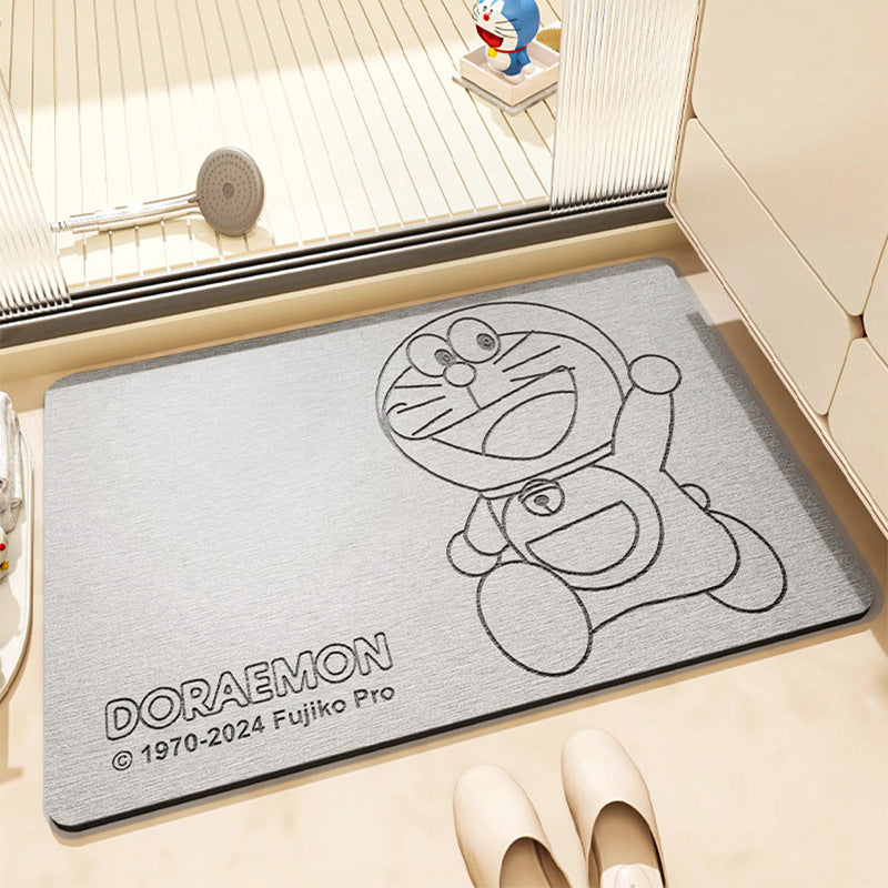 Cartoon Character Bath Rug Bowlift