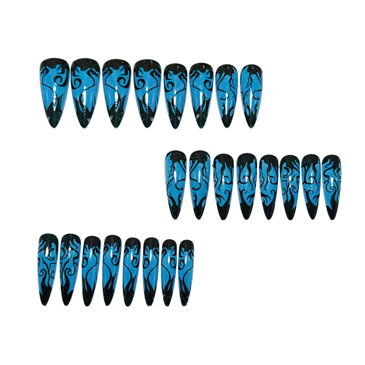 Artificial Nails in Creative Tip Design Bowlift