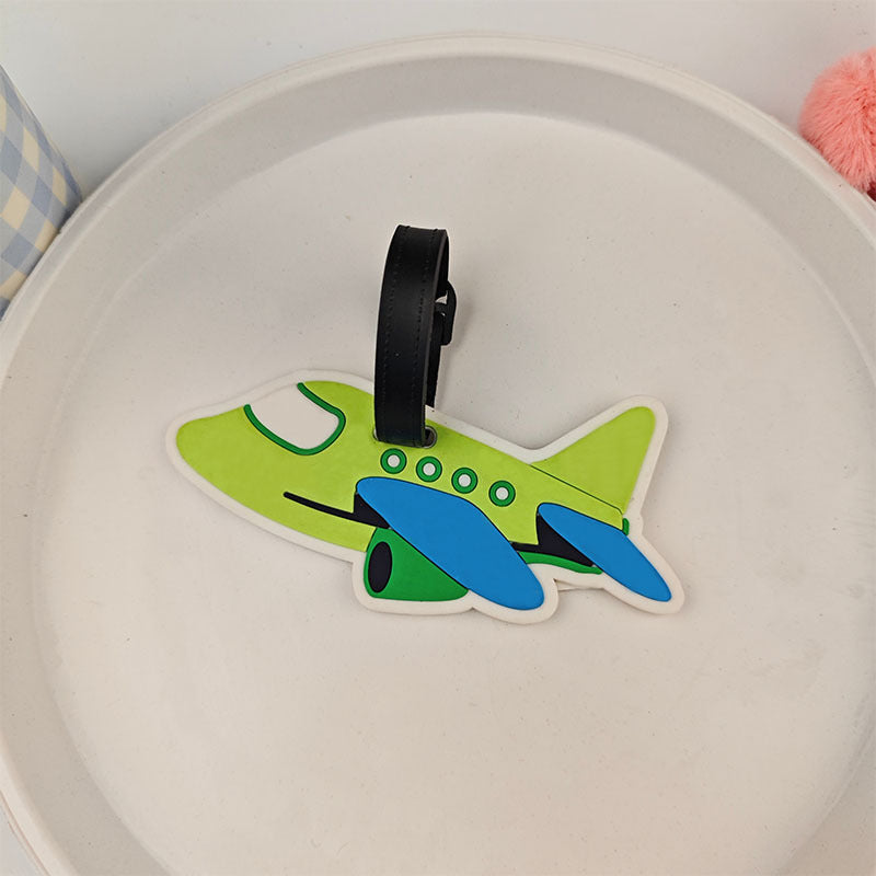 Unisex Airplane-Shaped Luggage Tag Bowlift