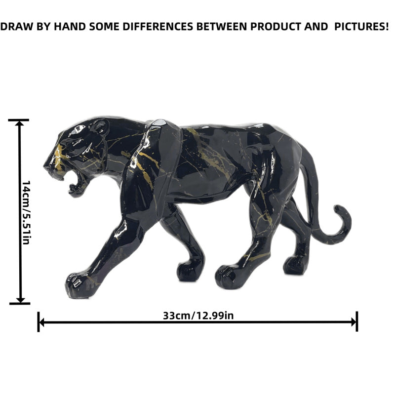 Decorative Jaguar Figurine Bowlift