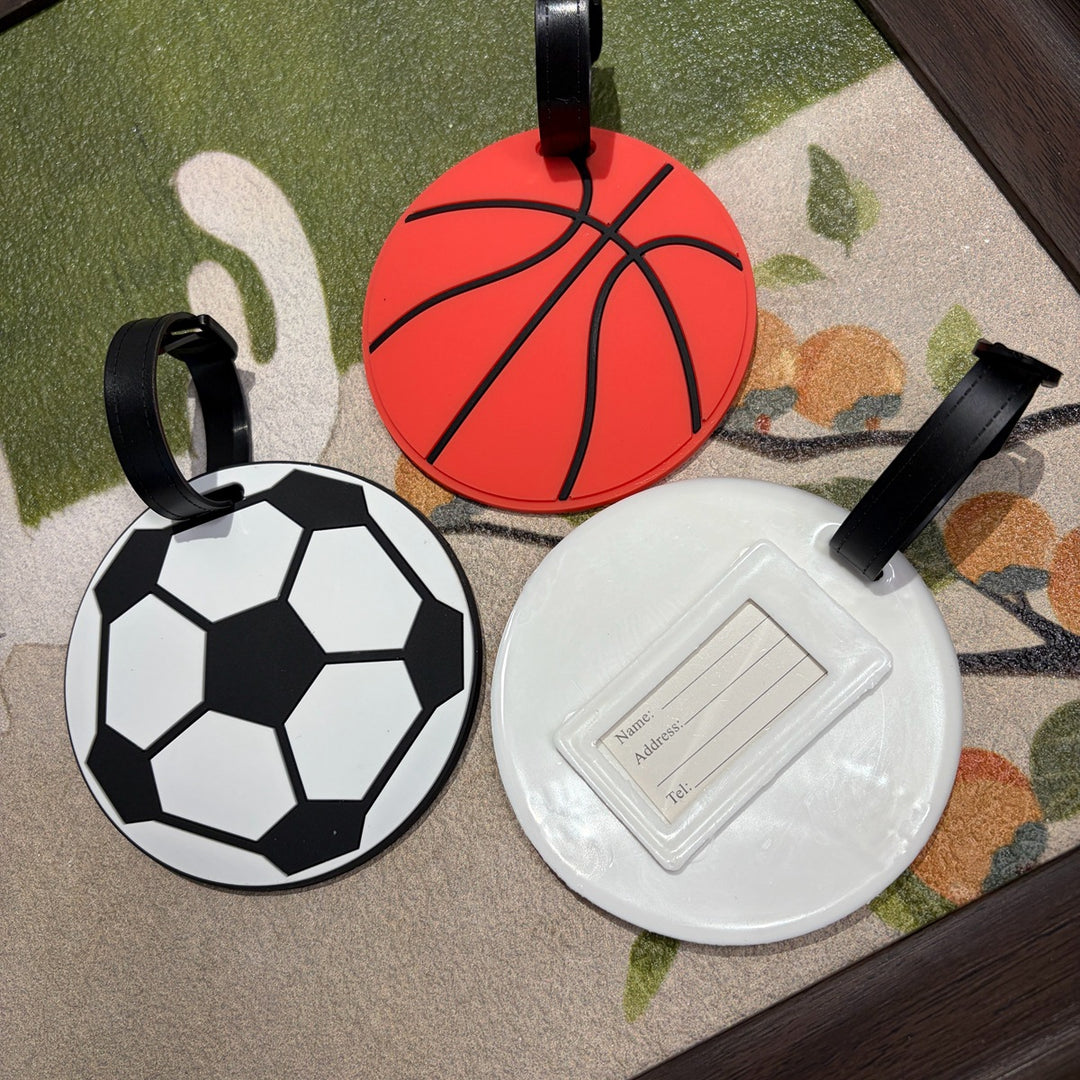 Basketball-Themed Luggage Tag Bowlift