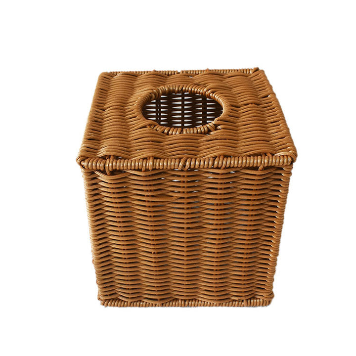 Handcrafted Woven Storage Basket with Open Top Bowlift