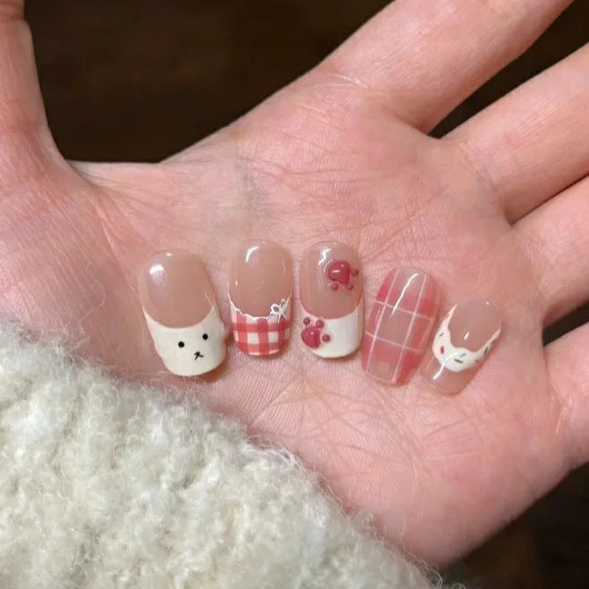 Creative Themed Press-On Nail Art Bowlift