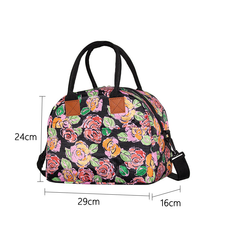 Women's Multi-Purpose Flower Handbag Bowlift