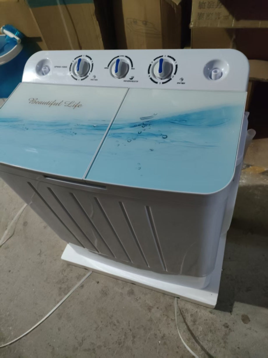 Compact washing machine with multifunctional spin and wash function Bowlift