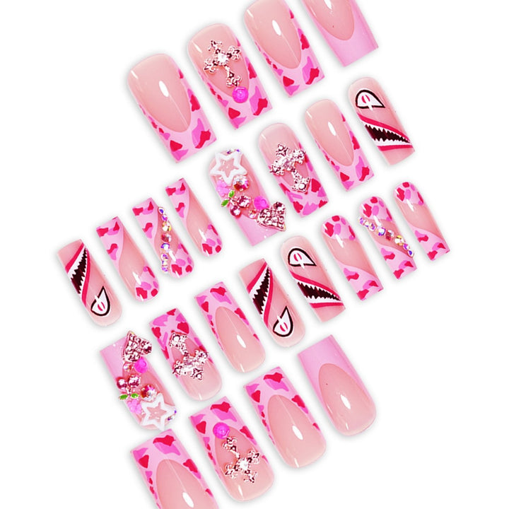 Trendy Artistic Press-On Nail Enhancements Bowlift