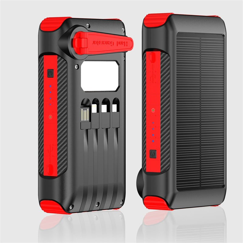 Solar Charger with Integrated Flashlight Bowlift