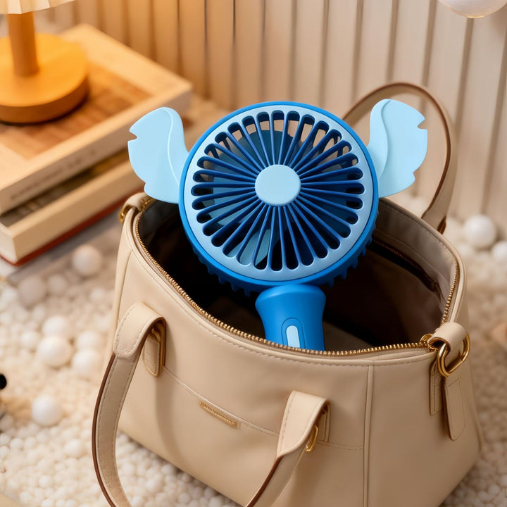 Ladies Hand Fan with Playful Design Bowlift