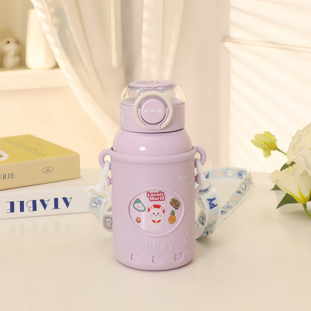 Ladies Insulated Water Bottle with Child-Friendly Design Bowlift