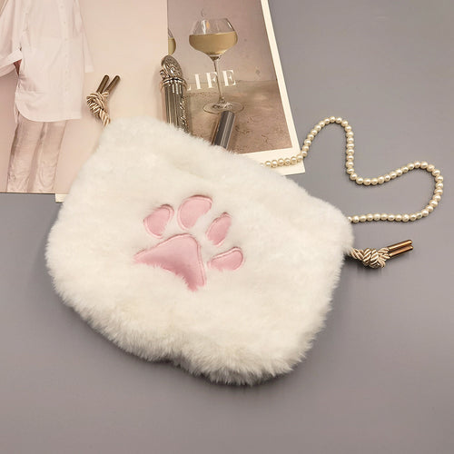 Ladies Plush Toy Wallet Bowlift