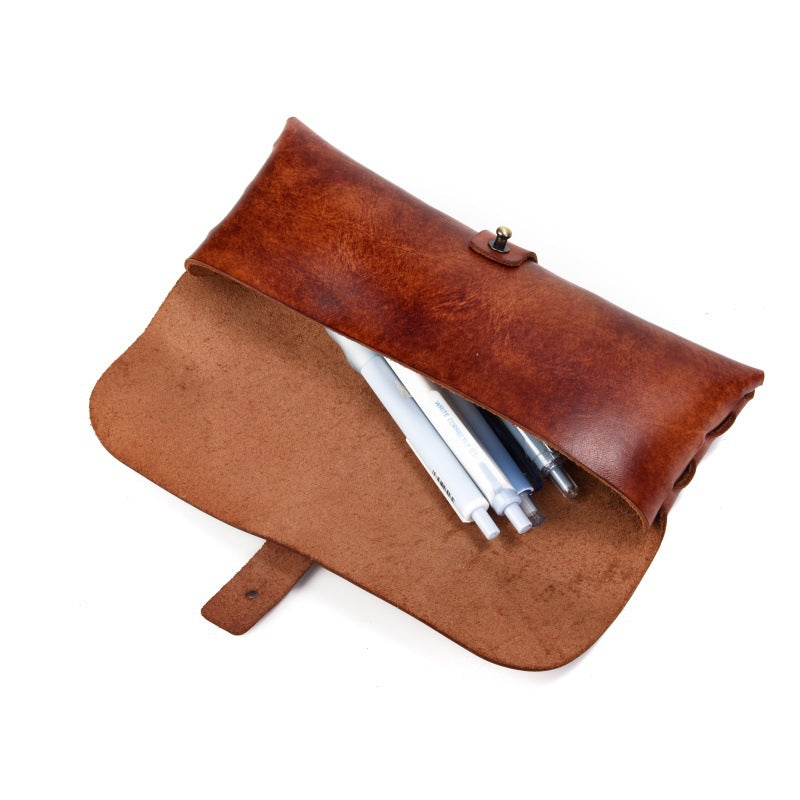 Stylish Leather Pencil Case Bowlift