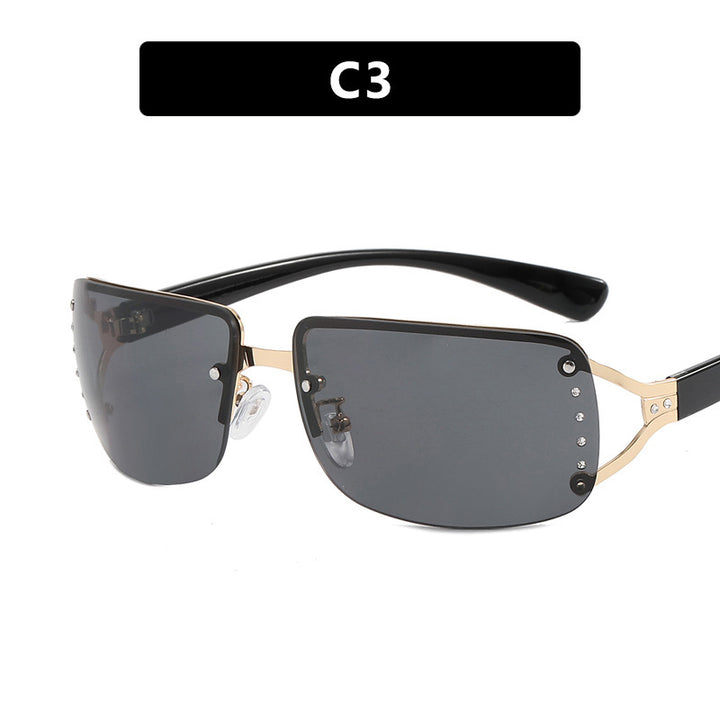 Women's futuristic, sleek Shield sunglasses Bowlift