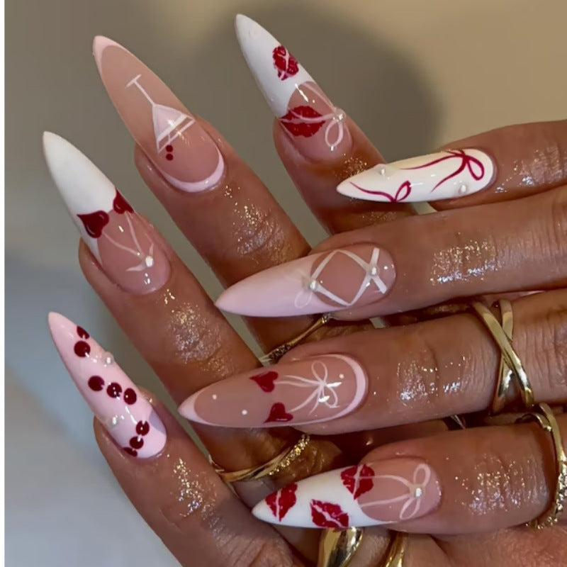 Animal-Inspired Press-On Nail Art Set Bowlift