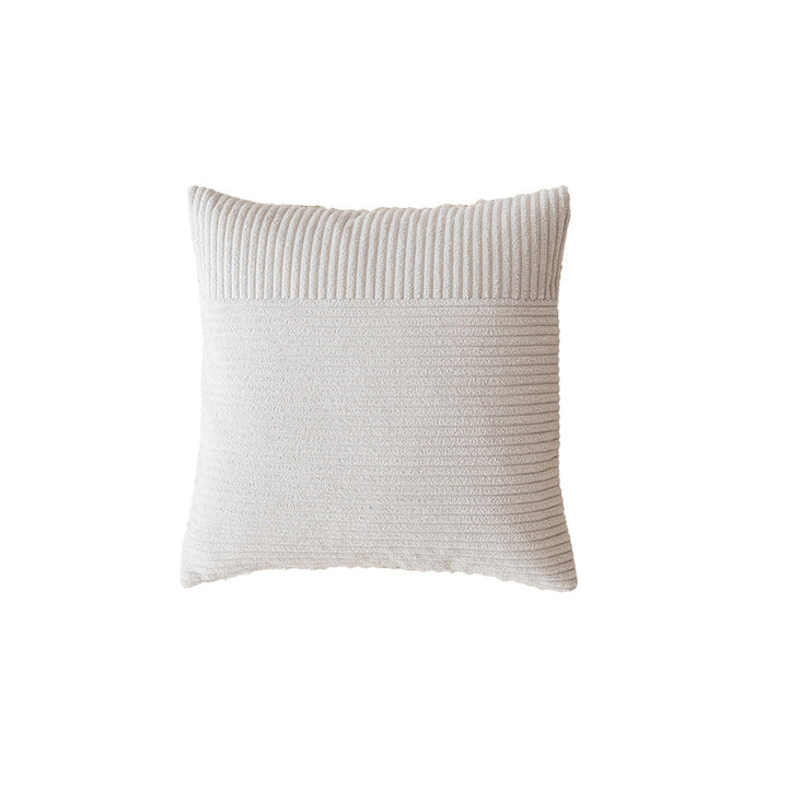 Ribbed Texture Decorative Pillow