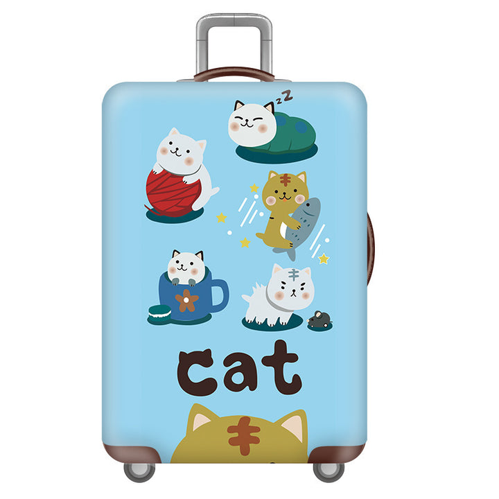 Women's Hardshell Travel Suitcase with Floral Decoration Bowlift