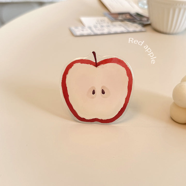 Apple motif coasters Bowlift