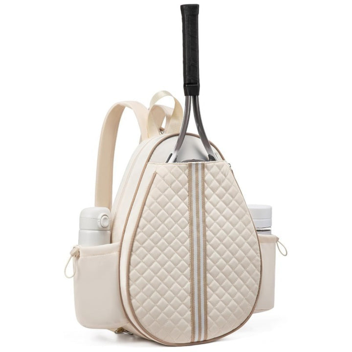 Quilted Tennis Backpack Bowlift