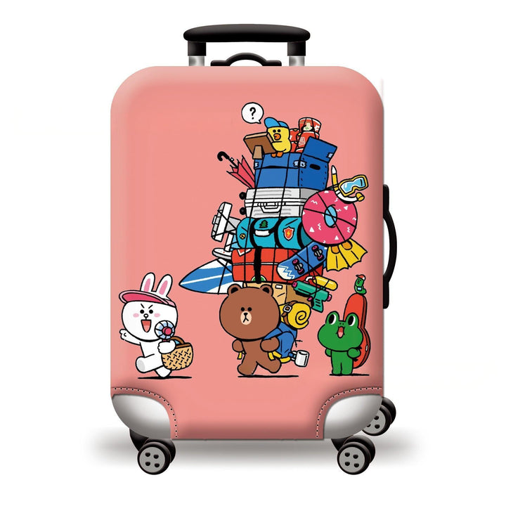 Women Hard Shell Suitcase with Cute Animal Design Bowlift