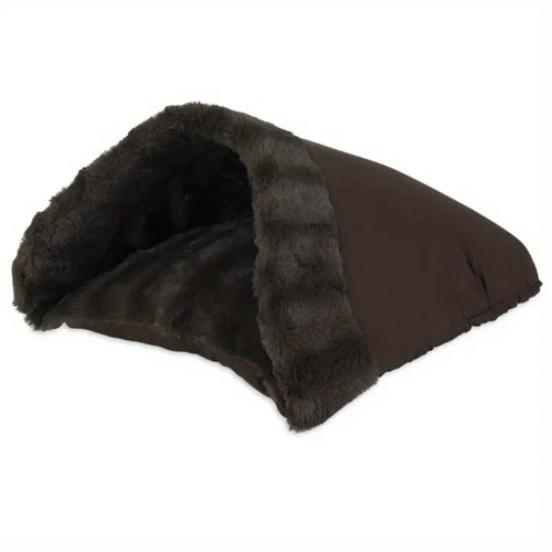 Cozy Fleece  Hideaway  Dog Bed
