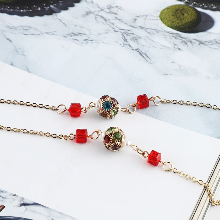 Elegant Beaded Jewelry Chain Bowlift