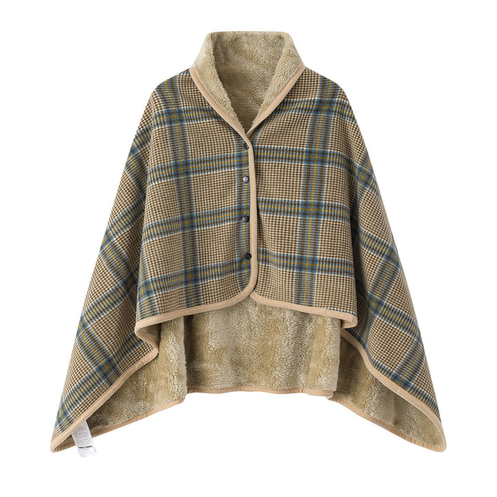 Ladies' wrap blanket made of cozy wool blend Bowlift