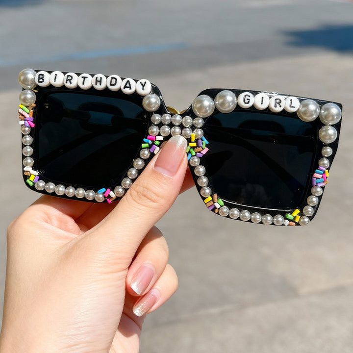 Playful Birthday-Themed Statement Sunglasses Bowlift