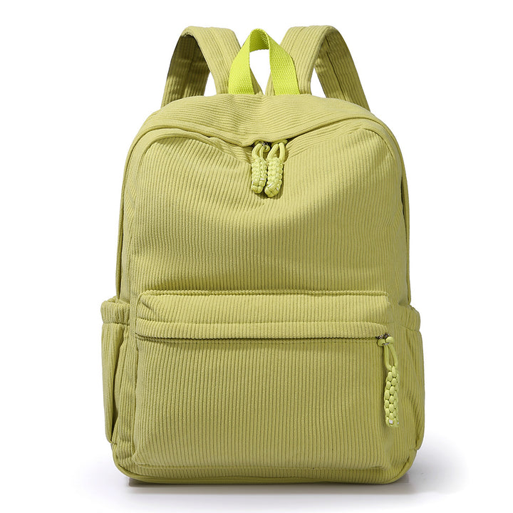 Textured Fabric Travel Backpack Bowlift