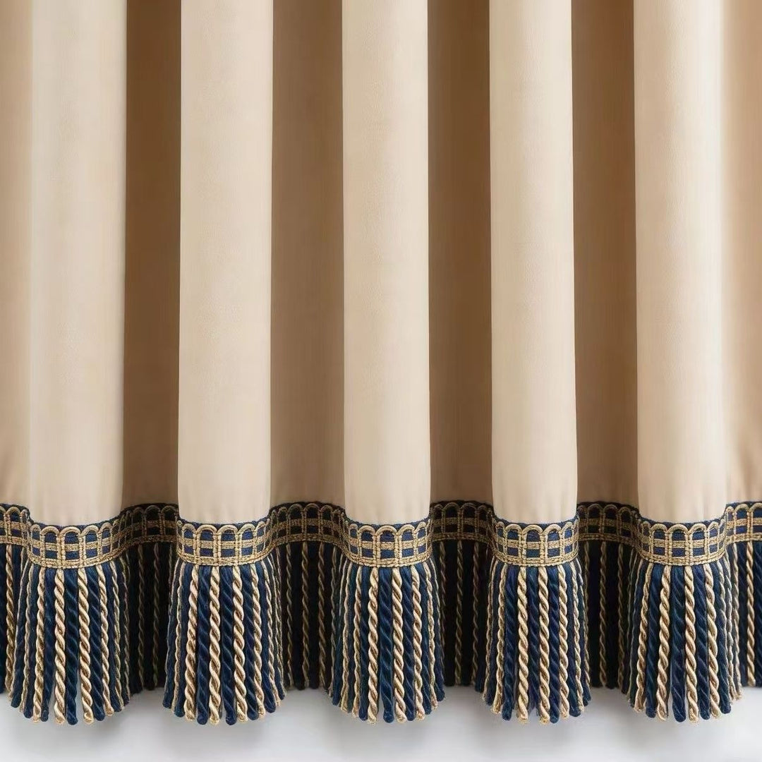 Noble curtain with fringe trim Bowlift