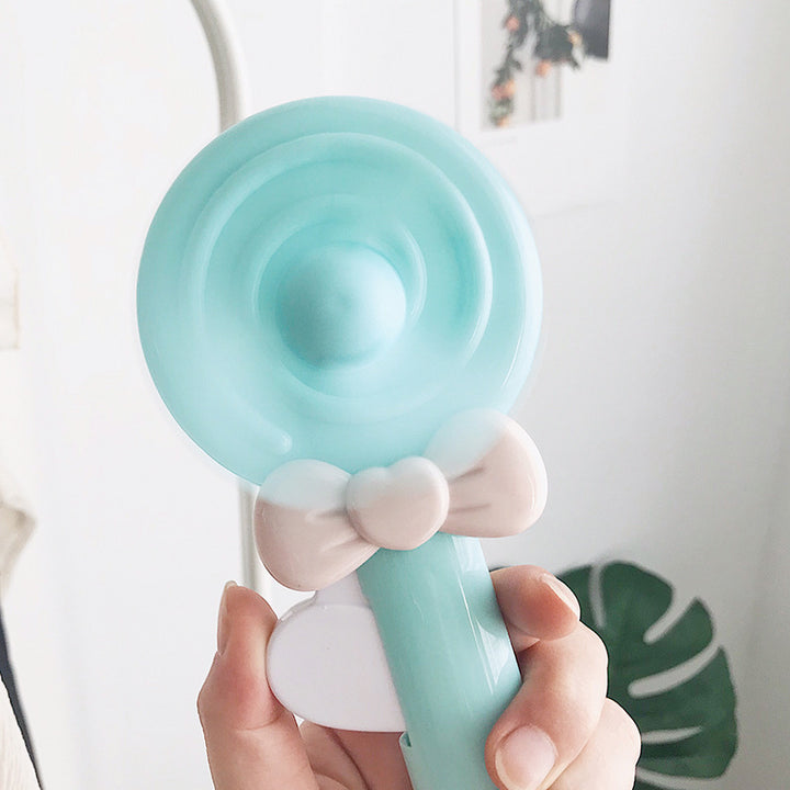 Portable hand fan for women in lollipop design Bowlift