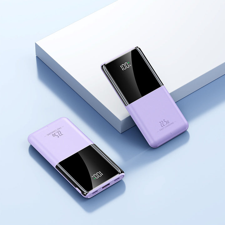 Power bank with fast charging function and digital charge level display Bowlift