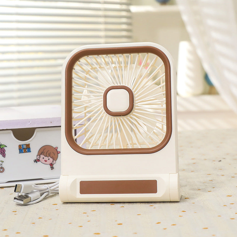 Ladies Portable Table Fan with Cat Design Bowlift