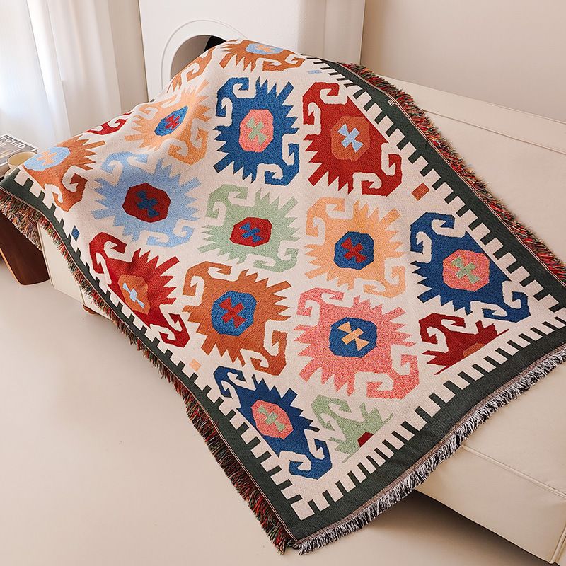 Decorative Woven Throw Blanket
