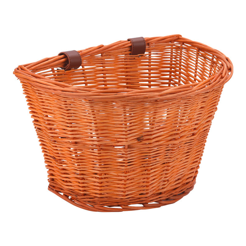 Woven Bicycle Carrier Basket Bowlift