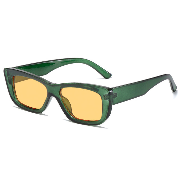 Ladies fashionable sunglasses with rectangular frame Bowlift