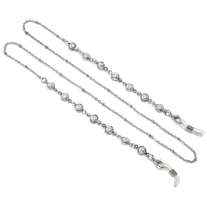 Elegant Pearl-Embellished Glasses Chain Bowlift
