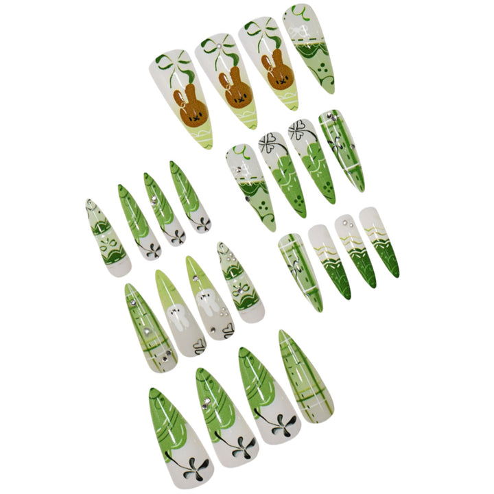 Artistic Themed Press-On Nail Extensions Bowlift 1787913878