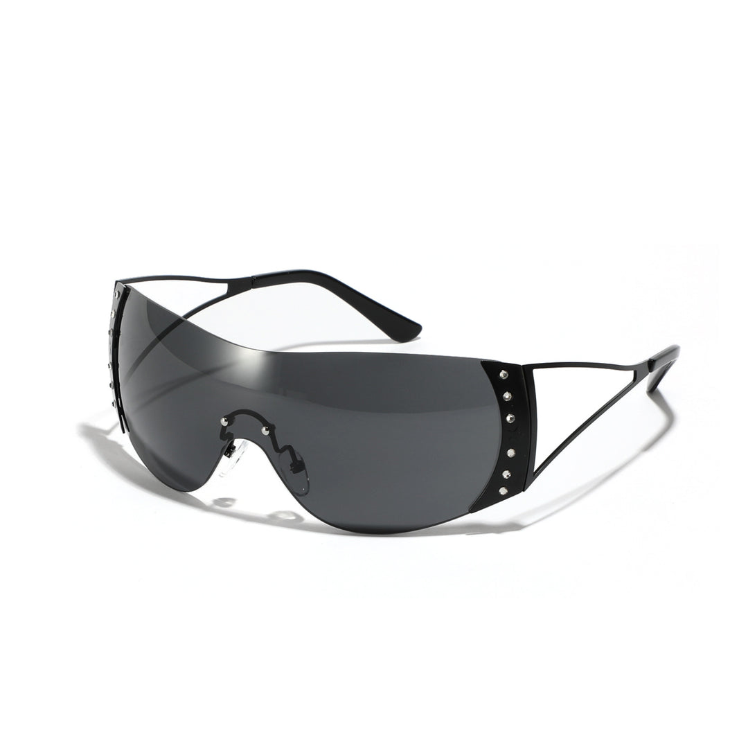 Women futuristic sunglasses with stylish frame and high-grade UV protection Bowlift
