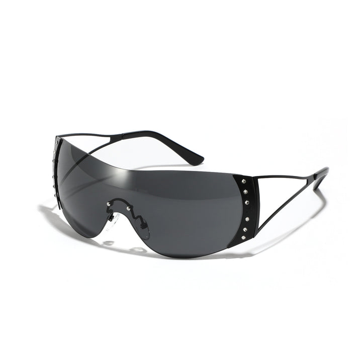 Women futuristic sunglasses with stylish frame and high-grade UV protection Bowlift
