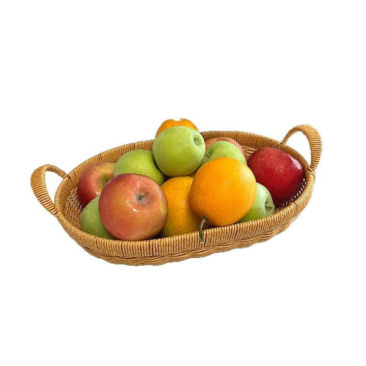 Women Oval Basket with Handles Bowlift