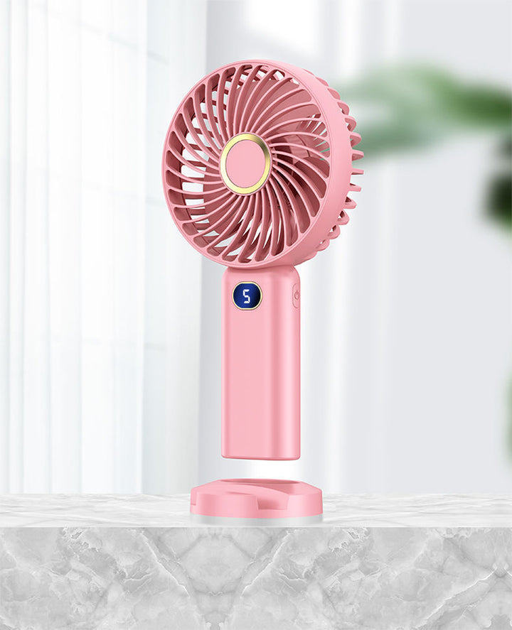 Ladies Portable Hand Fan Bowlift