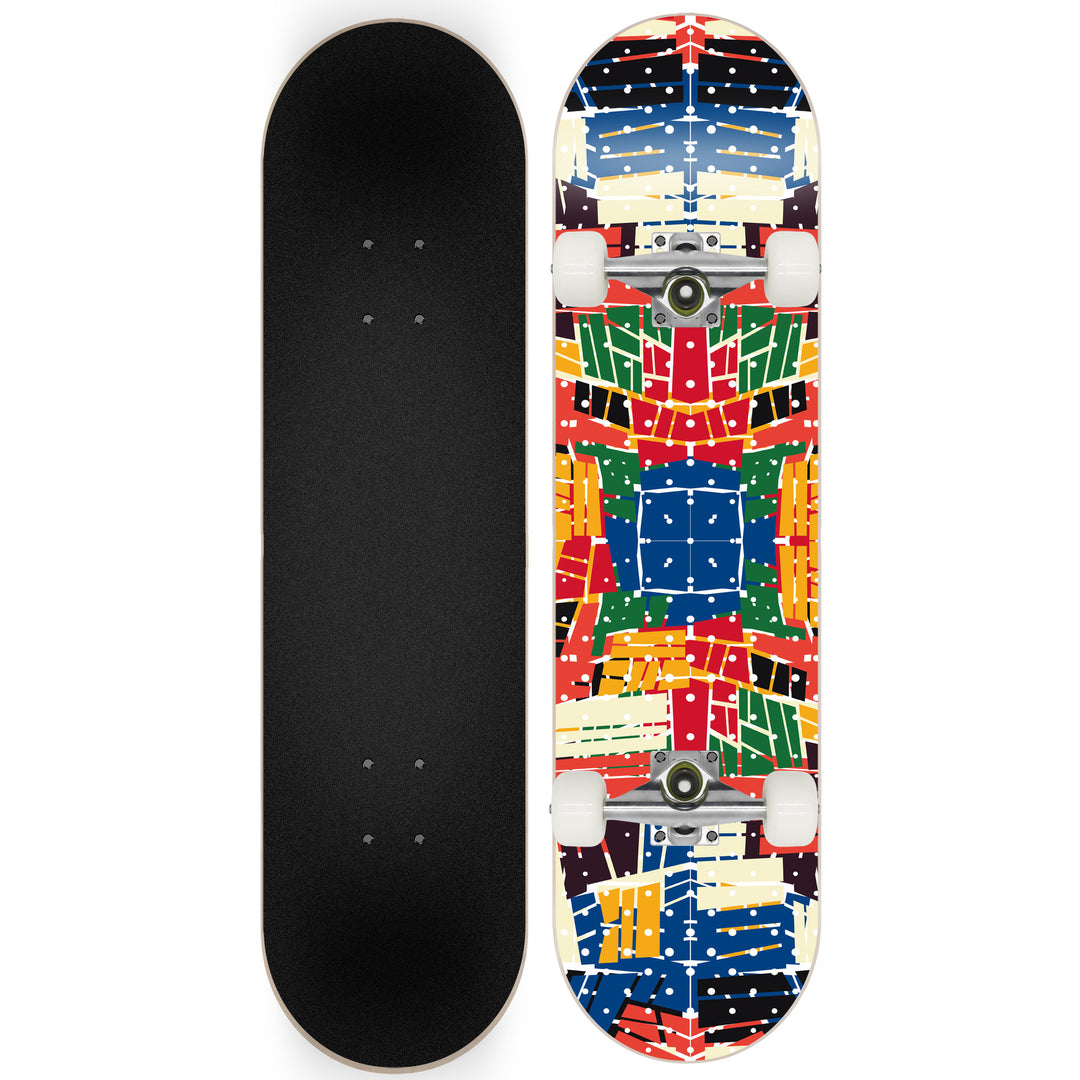 Skateboard with Galaxy Design Bowlift