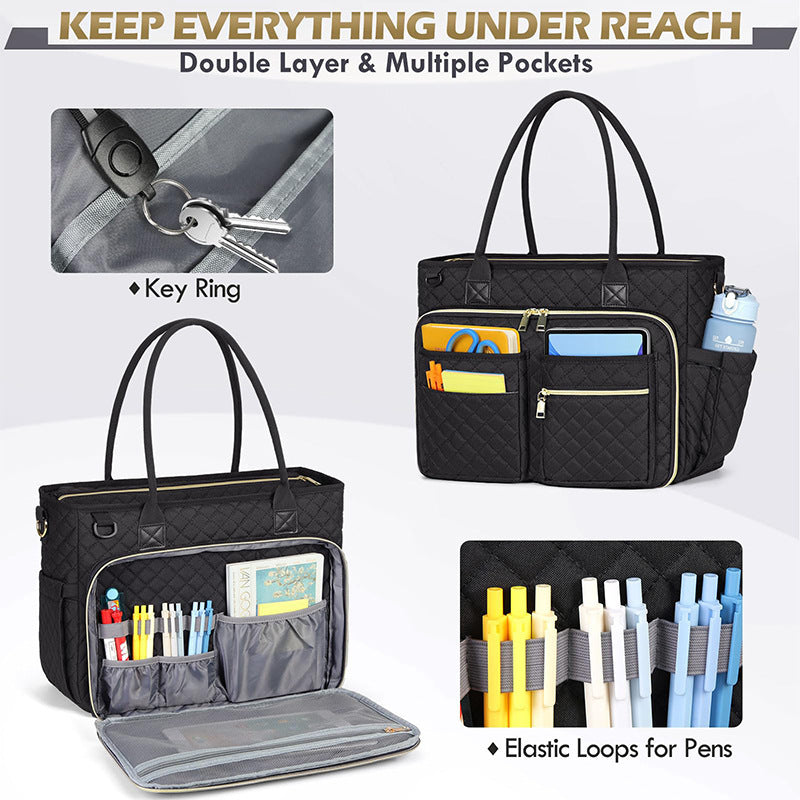 Stylish and spacious handbag with practical compartments Bowlift