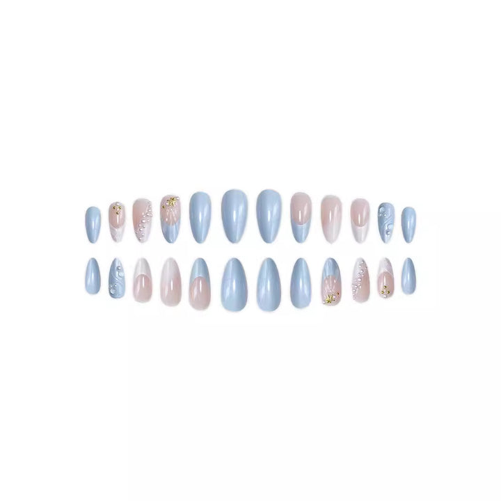 Artistic Marine-Inspired Nail Art Bowlift