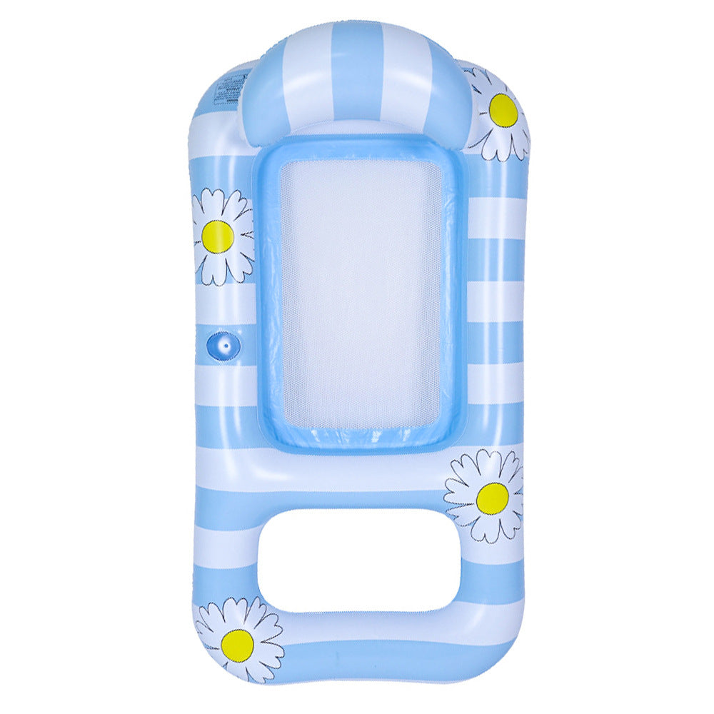 Unisex Inflatable Sun Seat with Mesh Bottom Bowlift
