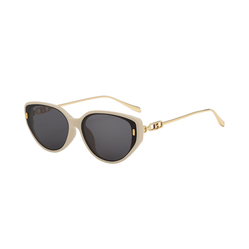 Women's designer sunglasses with delicate metal frame and extraordinary cat-eye design Bowlift
