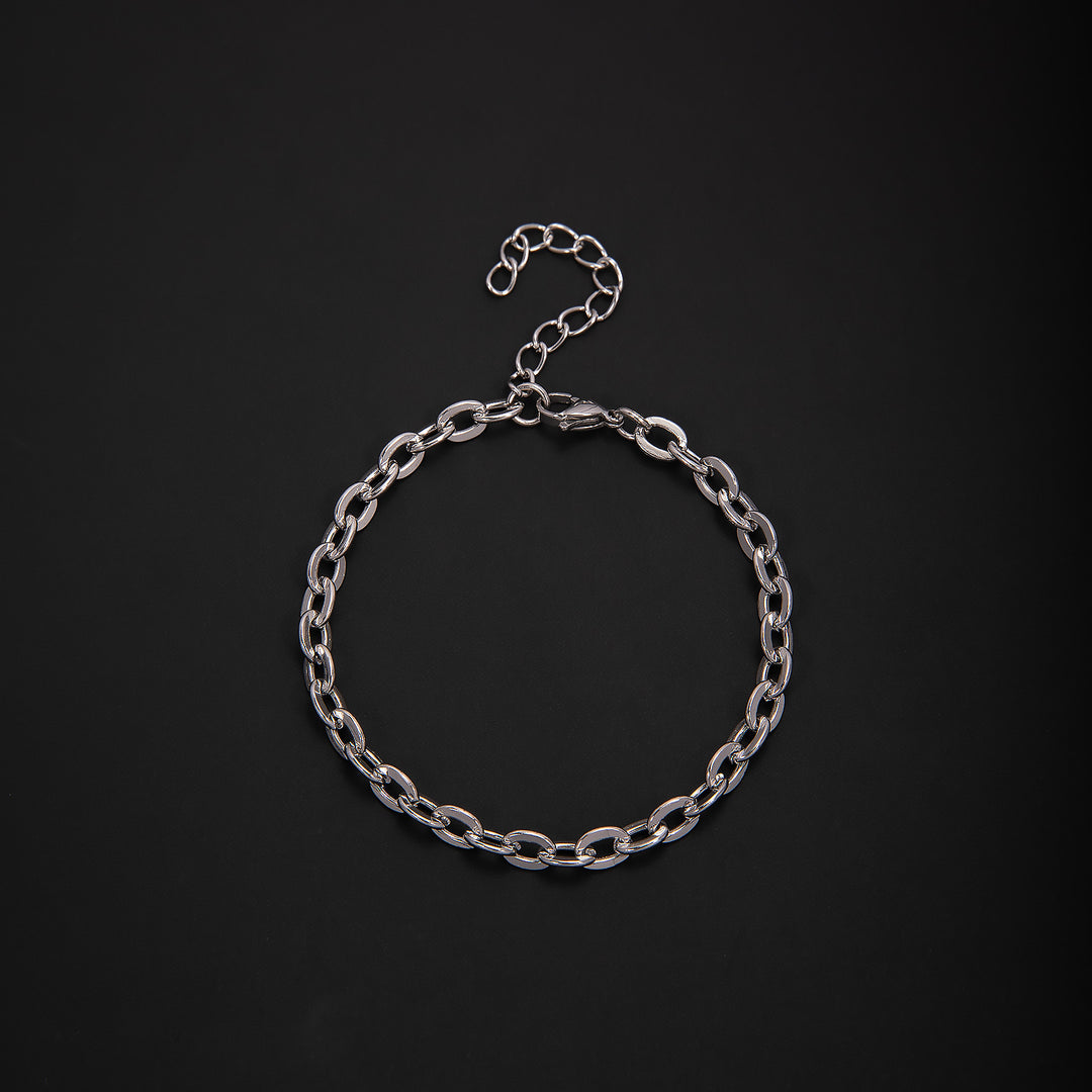 Textured Chain Link Bracelet Bowlift