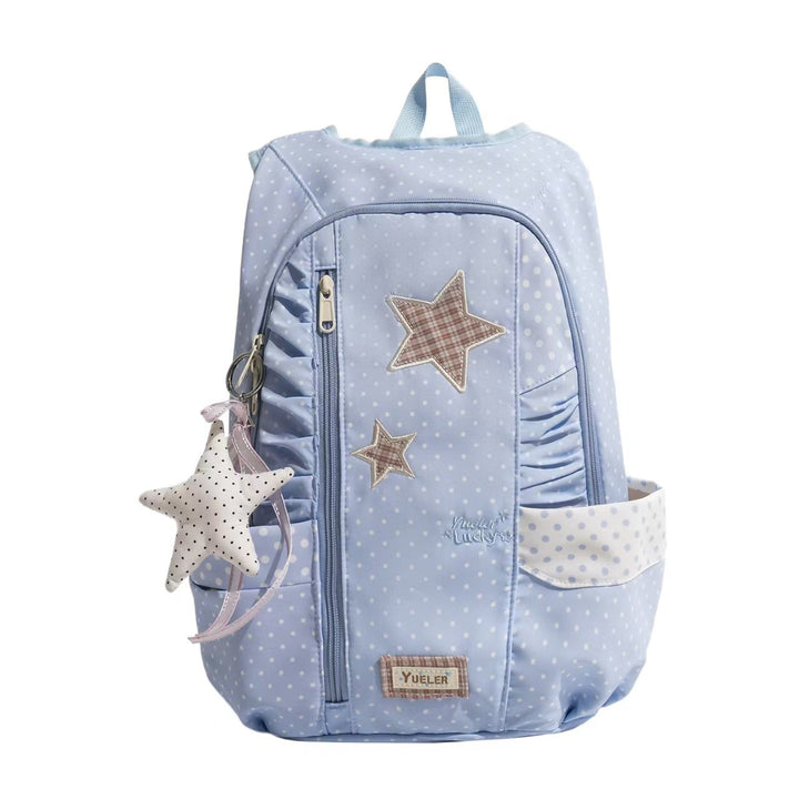 Star-Appliquéd Lightweight Backpack Bowlift