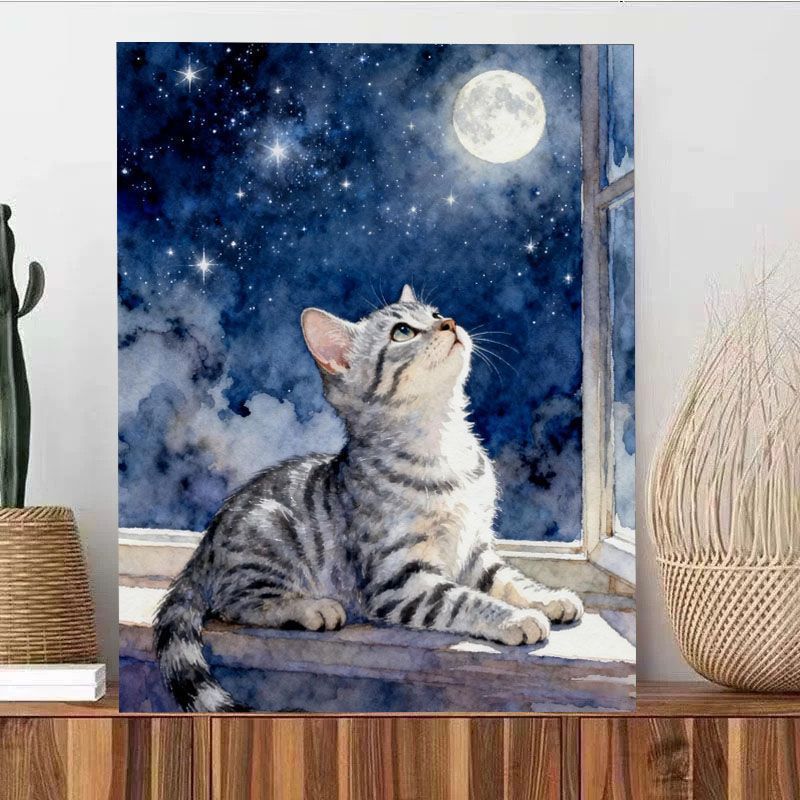 Cat-Themed Wall Art Bowlift